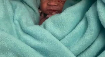 Airport staff find newborn baby boy dumped in trash bin of plane’s toilet