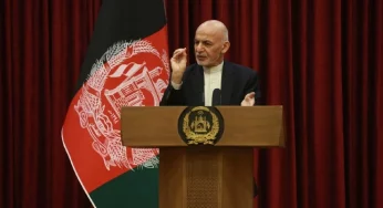 Left in two minutes: Former Afghan President Ashraf Ghani tells the BBC