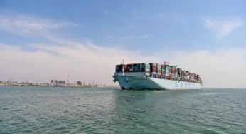 Grounded Ever Given’s sister ship set to sail through Suez Canal