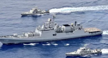 Indian Navy holds exercises in the Red Sea, not far from the Suez Canal