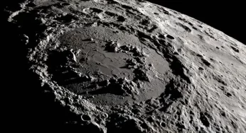 Fiery volcanic eruptions on the moon had led to formation of water and ice – study