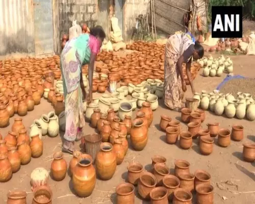 Madurai potters unable to meet Pongal demand as freak rains hit supply chain