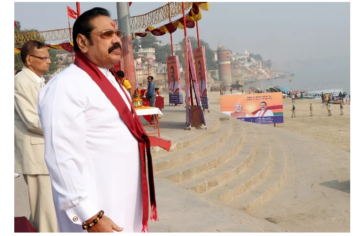 Sri Lankan Prime Minister Mahinda Rajapaksa in India to seek blessings at Tirupati temple