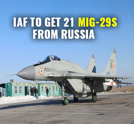 Indian Air Force To Soon Procure 21 Mig29 Fighter Jets From Russia