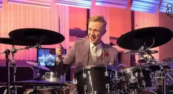 BBC weatherman drums non-stop for 24 hours to raise 3 million pounds for poor kids