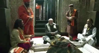 PM offers prayers at holy Kedarnath temple