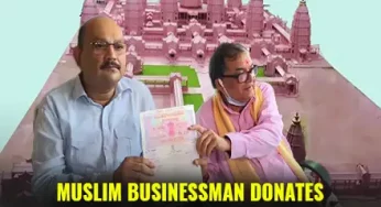Muslim Family Donates Rs. 2.5 Crores For World’s Largest Hindu Temple Virat Ramayan Mandir