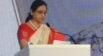 Watch: Finance Minister Nirmala Sitharaman gets up to bring water for speaker at Mumbai event in act of humility