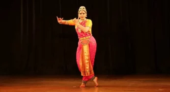 Young Yushika Baid makes a fine debut on stage making Bharatnatyam Guru Geeta Chandran proud