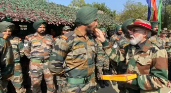 PM Modi boosts morale by celebrating Diwali with soldiers in Kashmir