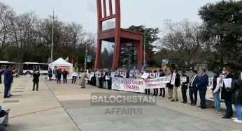 Activists raise issue of minority rights in Pakistan during protest outside UN