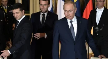 Russia ‘still open to dialogue’ with Ukraine, Putin tells Macron
