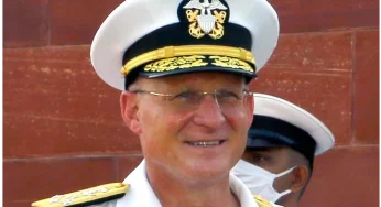 US Navy chief sees India as a key partner in countering China 