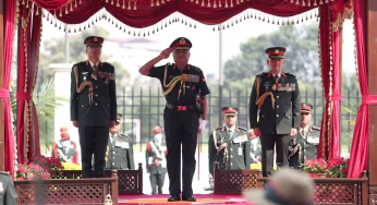 Indian Army chief pays homage to martyrs, inspects guard of honor as he begins five-day Nepal trip