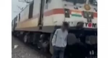 On Camera: Teenager recording video gets hit by speeding train at Kazipet in Telangana