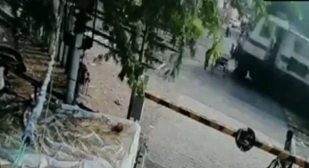 Watch: Man has miraculous escape as speeding train smashes rickshaw on Aligarh track 