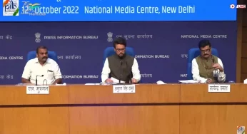 Information & Broadcasting Minister Anurag Thakur briefing the press about the Cabinet decisions in New Delhi on Wednesday