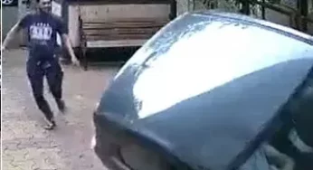 Video: Brand new Tata Nexon rams into row of bikes in Mumbai