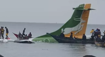 Video: Plane with 43 on board crashes into lake in Tanzania