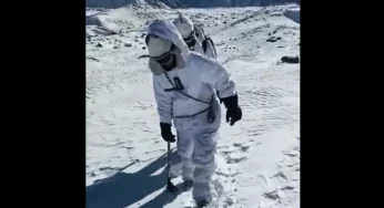 Watch: Indian Army woman officer at Siachen, world’s highest battleground