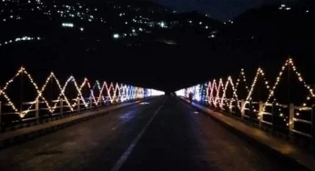 Watch: Doda bridge in Kashmir illuminated in tricolour before Republic Day