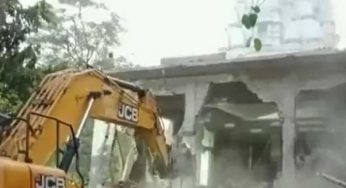 Bulldozers rolled out to demolish illegal structures at Indore temple after 36 deaths
