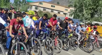 Watch: ‘Pedal for Peace’ cyclothon in Kashmir for G20 delegates