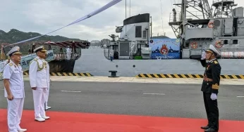 Watch: Indian Navy Chief hands over missile corvette to Vietnam at Cam Ranh Bay