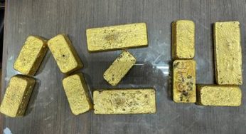 Rs 25.3 crore worth gold seized at Surat as DRI busts smuggling racket backed by airport officials