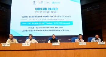 WHO and India’s Ministry of Ayush to host first-ever global summit on traditional medicine