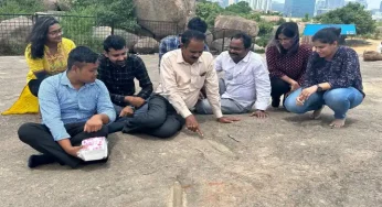Groves dating back to 2000 BCE used for sharpening stone tools found in Hyderabad