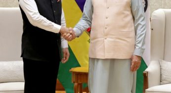 Modi meets Mauritian counterpart Pravind Kumar Jugnauth before G20 Summit