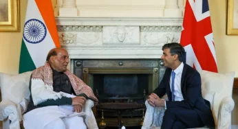 Rajnath calls on Sunak during UK visit, discuss enhancing defence ties