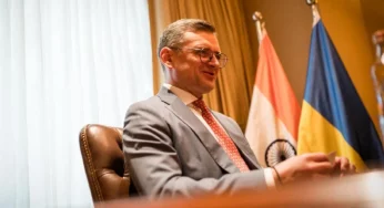 Ukrainian FM arrives in India to build on talks between PM Modi, Volodymyr Zelenskyy