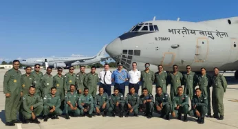 IAF contingent arrives in Alaska for multinational Exercise Red Flag 24