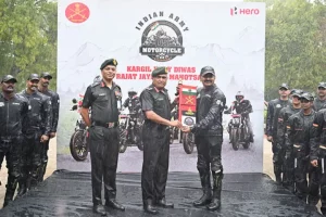 Army Chief flags off motorcycle expedition to commemorate 25th anniversary of Kargil war victory