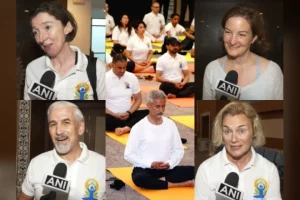 “India’s gift to the world”: Foreign diplomats celebrate Yoga Day in India