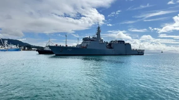 INS Sunayna visits Port Victoria in Seychelles, aims to strengthen two navies with SAGAR vision