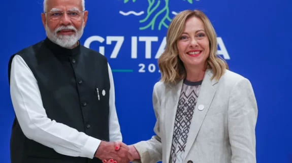 G7 Summit: PM Modi, Italian counterpart Meloni discuss defence & security cooperation