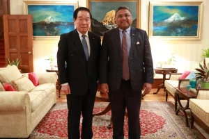 Indian envoy, Japanese House Speaker discuss strengthening cooperation in education, B2B ties