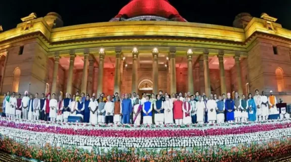 30 cabinet ministers, 36 MoS, 5 MoS (independent charge) in Modi government 3.0