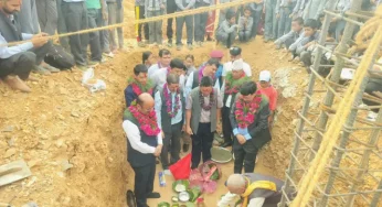 India lays foundation stone to build high impact community development project in Nepal’s Pyuthan