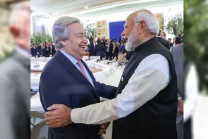 “Pleased…”: PM Modi after meeting UN chief Guterres on sidelines of G7 Summit