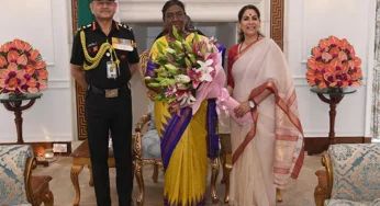 Army Chief Gen Upendra Dwivedi calls on President Murmu at Rashtrapati Bhavan
