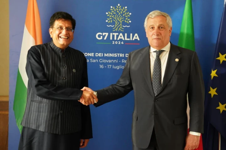Minister Piyush Goyal holds meetings to increase bilateral trade with UK, Germany and Italy