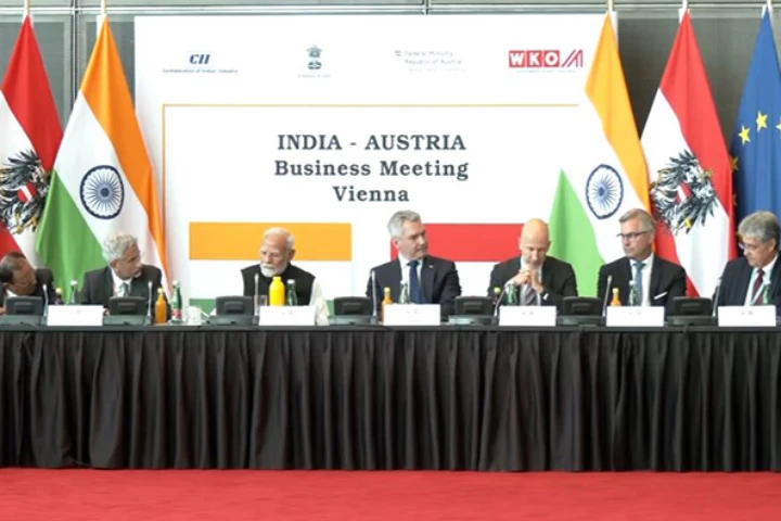 Vienna: PM Modi, Chancellor Nehammer attend India-Austria Business Meeting