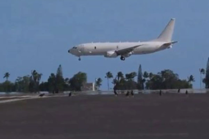 Indian Navy P-8I aircraft taking part in US’ RIMPAC exercise at Pearl Harbour