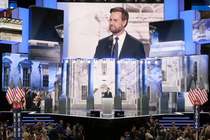 At the RNC, JD Vance accepts the vice presidential nomination, highlights Trump's persistence and criticizes Biden