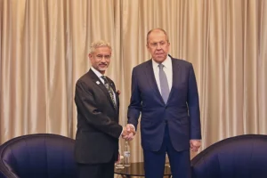 SCO: Jaishankar meets Russian FM Lavrov in Astana, raises “strong concern” on Indian nationals in war zone