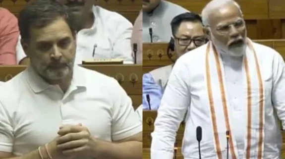 “Calling entire Hindu community violent is very serious matter:” PM Modi hits out at Rahul Gandhi’s remarks in Lok Sabha